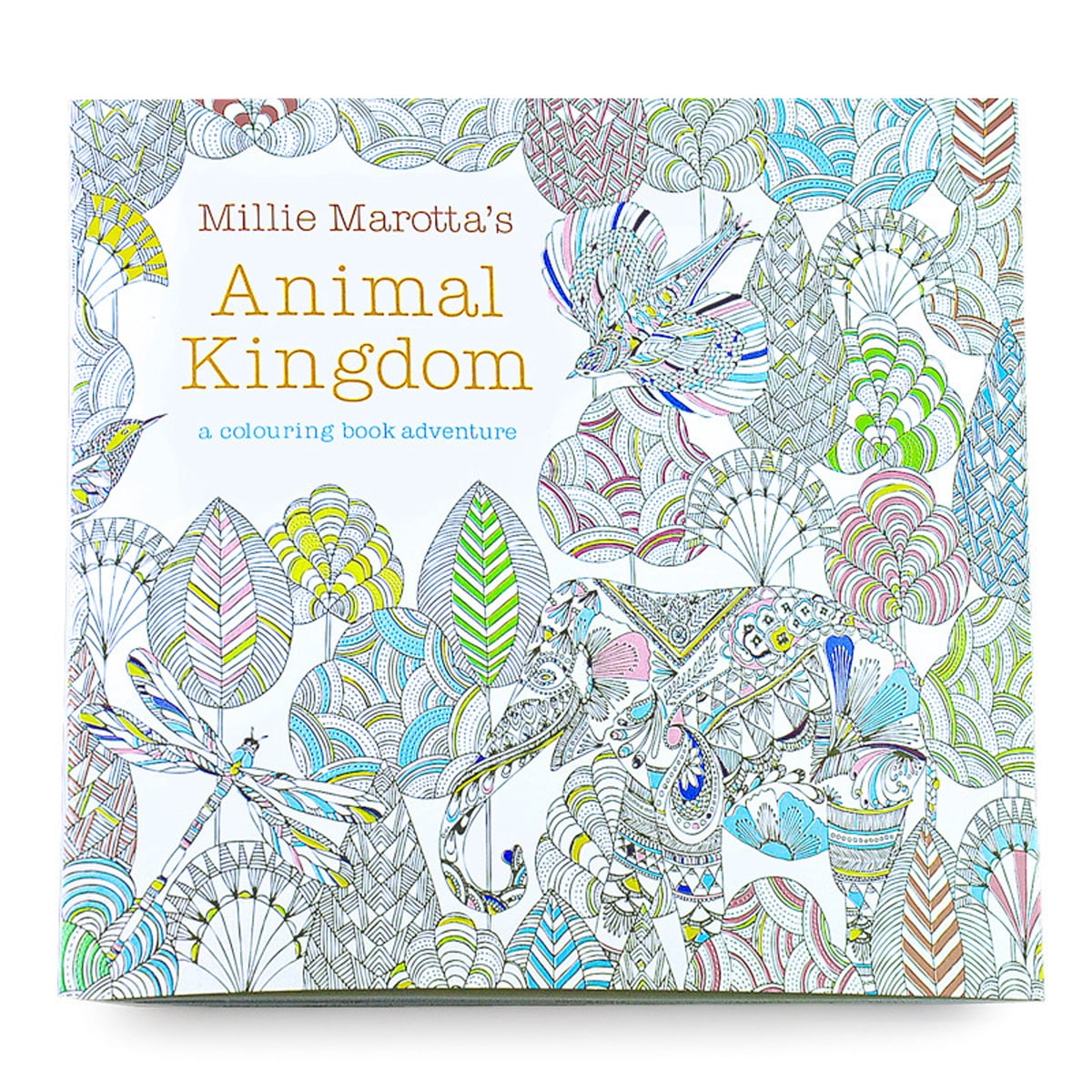 Libro para colorear Animal Kingdom Zhivalor para adultos de Millie ...