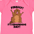 thumbnail image 4 of Inktastic Finally It's Groundhog Day Boys or Girls Baby Bodysuit, 4 of 5