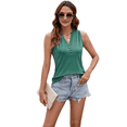 thumbnail image 3 of V-Neck Sleeveless Vest Dark Green XL, 3 of 6