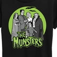 thumbnail image 3 of The Munsters - Munsters Family Drawing- Women's Short Sleeve Graphic Tee, 3 of 5