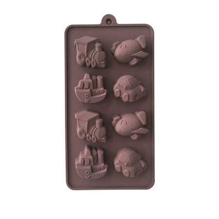 

3D Fondant Exquisite Transportation Chocolate Mold Polymer Craft DIY Molds Home