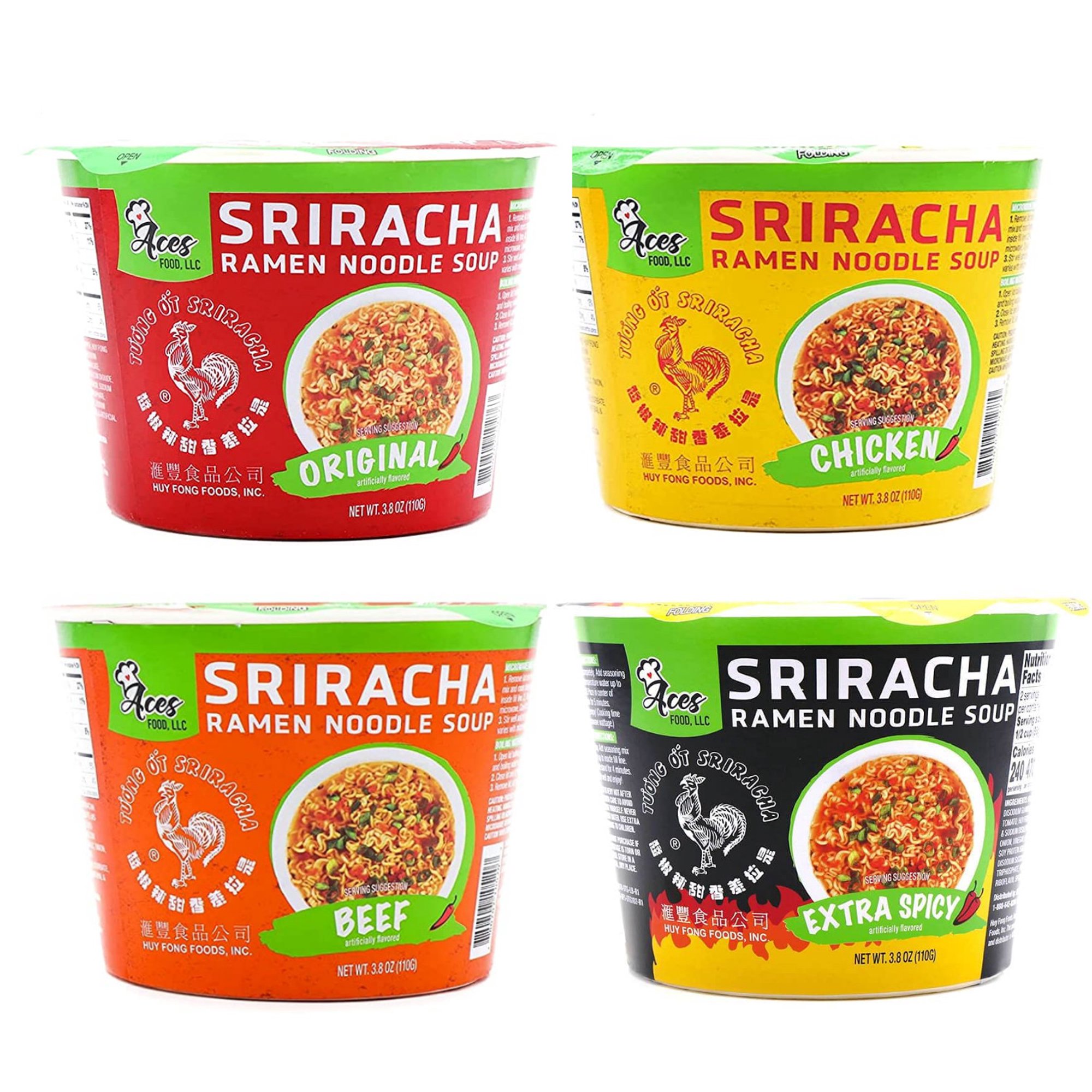 Huy Fong Original Sriracha Ramen Noodle Soup, 3.8 oz - Food 4 Less