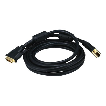 UPC: 0844660027591 | Monoprice DVI-D Cable – 10 Feet – Black | 28AWG CL2 Dual Link 9.9 Gbps