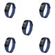 thumbnail image 3 of Tholdsy Reloj Bluetooth Inteligente Detector de Cardíaco Impermeable Fitness Sports Información Recordatorio de Llamada, Azul Azul 5piezas, 3 of 6