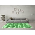 thumbnail image 3 of Ahgly Company Indoor Round Oriental Emerald Green Traditional Area Rugs, 4' Round, 3 of 4