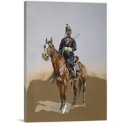 ARTCANVAS The Gendarme 1889 Canvas Art Print by Frederic Remington - Size: 18" x 12" (0.75" Deep)