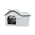 thumbnail image 3 of Refugio para gatos callejeros, casa exterior plegable, impermeable, cueva para gatos, cama para gatitos de interior, animales pequeños, patio, garaje SG, 3 of 8
