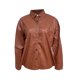 thumbnail image 3 of Chaqueta tipo camisa de cuero sintético para mujer, abrigo largo con botones, ropa de calle de otoño Ygjytge Marrón T XL para Mujer, 3 of 8