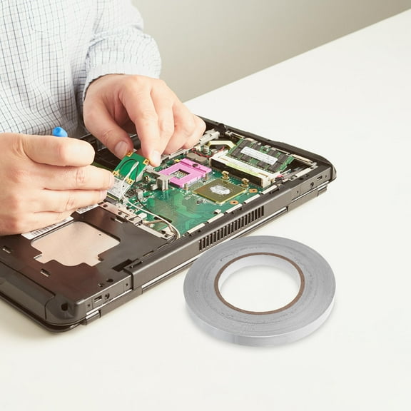 MERRYHAPY High Strength Adhesion Tape 1 Roll 50m X 12mm Silver For Safety Environments