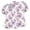 02-Purple, variant on 2026 Hawaiian Scrub Tops for Women Short Sleeve Vneck Stretch Holiday Scrub Shirt Floral Graphic Tees Nursing Workwear with Pockets White XXXL