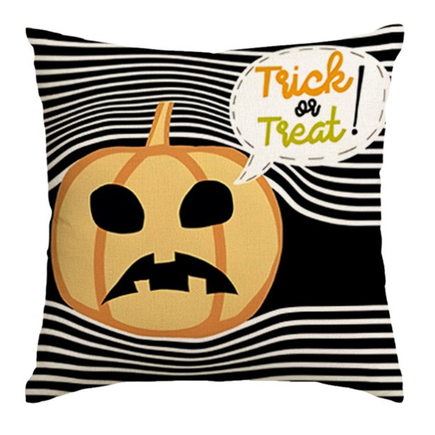 Funda De Almohada De Halloween 45 X 45 Cm Funda De Almohada Horrible Almohada Para Interior Y Exterior Funda De Cojín Para Sofá Decoración Para Sofá Del Hogar