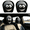 Style-B, variant on Scary Ghost Face Headrest Covers for Cars, 2PCS Creepy Headrest Covers for Auto, Truck, Vehicle, SUV, Washable Elastic Fabric Spooky Headrest Covers, Interior Accessories (Style D)