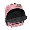 thumbnail image 6 of FORMRS School Backpack with Front Zippered Pocket 12" Student Travel Daypack, Pink Gingerbread House, 6 of 6