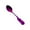 Purple, variant on Tableware Set,Stainless Steel Flower Spoon Coffee Tea Spork Flatware Dessert Salad Tool