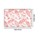 thumbnail image 5 of Bathroom Rug Non-Slip Mat, Super Soft Absorbent Bath Mat - Pink Fish Drawing Flannel Non-Slip Floor Mat, 36"x24", 5 of 8