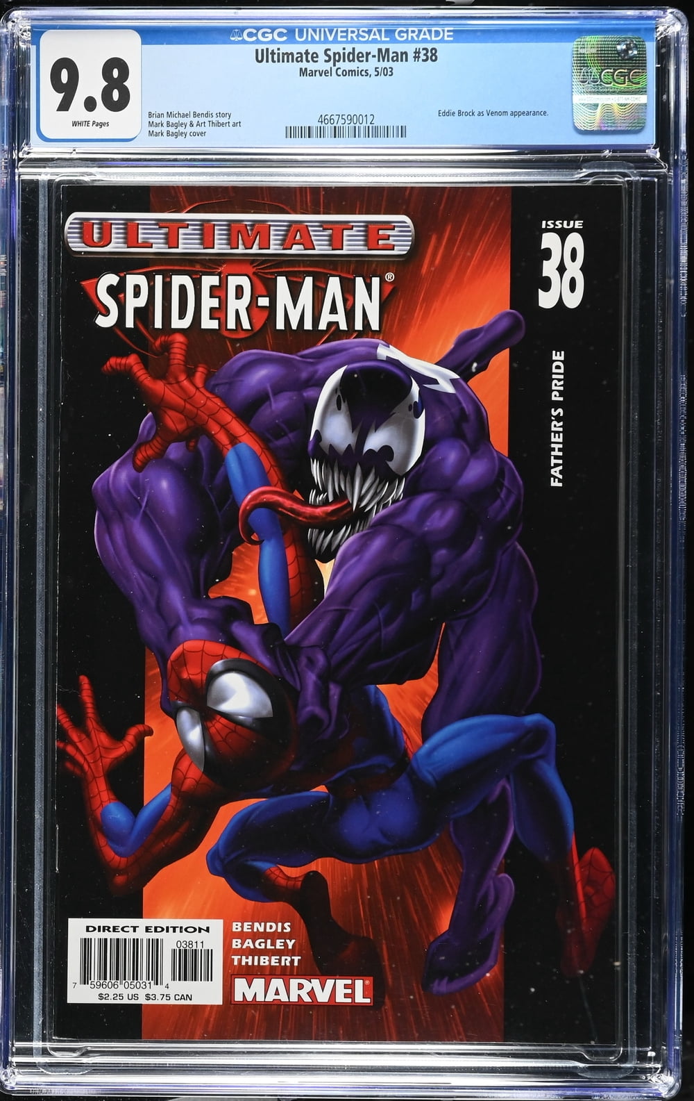 Cover of Ultimate Spider-Man #38