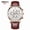 2309 Brown Belt Rose Shell White Surface, variant on Butterfly snap button solid steel belt men's waterproof coated glass luminous three-eye 6-pin quartz watch