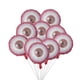 thumbnail image 1 of 1 Set 20pcs 20in Globos de fiesta de Halloween Globos redondos de globo ocular (rojo), 1 of 5