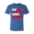 thumbnail image 2 of Wild Bobby,Dad by Day Gamer by Night Funny Gaming Dad Gift, Father's Day, Men Premium Tri Blend Tees, Vintage Royal, X-Large, 2 of 3