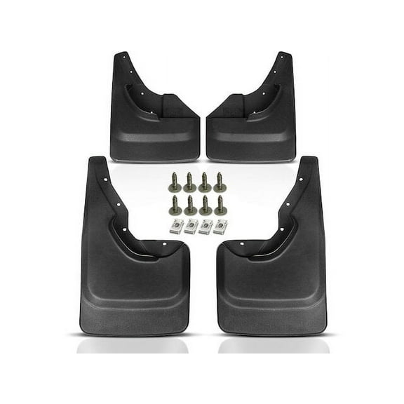 Mud Guard Set 4 - Compatible with 1999 - 2004 Jeep Grand Cherokee Laredo WJ Sport Utility 2000 2001 2002 2003