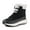 BLACK, variant on NORTIV 8 Women's Lightweight Waterproof Ankle Snow Sneaker Winter Boots