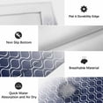 thumbnail image 6 of Morocco Blue Outdoor Rug for Patio/Deck/Porch, Non-Slip Large Area Rug 5 x 7 Ft, Gradient Geometric Plaid Modern Lattice Indoor Outdoor Rugs Washable Area Rugs, Reversible Camping Rug Carpet Runner, 6 of 8