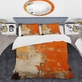 thumbnail image 2 of Designart "Abstract Fire Chaos Art in Orange II" Abstract Painting Bedding Covert Set - Abstract Orange Modern Bed Set With 2 Shams, 2 of 6