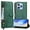Green, variant on FOXDOCK forMotorola Moto G86Wallet Case with Zipper Pocket & Wrist Strap, PU Leather Flip Cover with Card Slots, Kickstand, Magnetic Closure