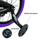 thumbnail image 2 of Bicicleta Infantil Rodada 16 KUBOR NEON Color Purpura, 2 of 6
