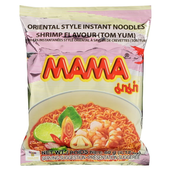 Nouilles instantanées aux crevettes de style oriental de Mama 60 g