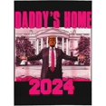 thumbnail image 1 of Manta para el hogar de papá Trump 2024 de 80 x 60 pulgadas, divertida manta rosa Trump 2024, manta Trump para presidente 45 47 222, 1 of 8