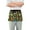 Banana Pineapple Strawberry Grape, variant on Geometric Galaxy Server Apron with 3 Pockets Waterproof Waitress Waist Short Apron for Man Woman 12 Inches