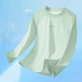 thumbnail image 3 of Kiijoy Big Boys Quick Dry Long Sleeve T Shirt Solid Breathable Undershirt, Sizes 7-8, 3 of 3