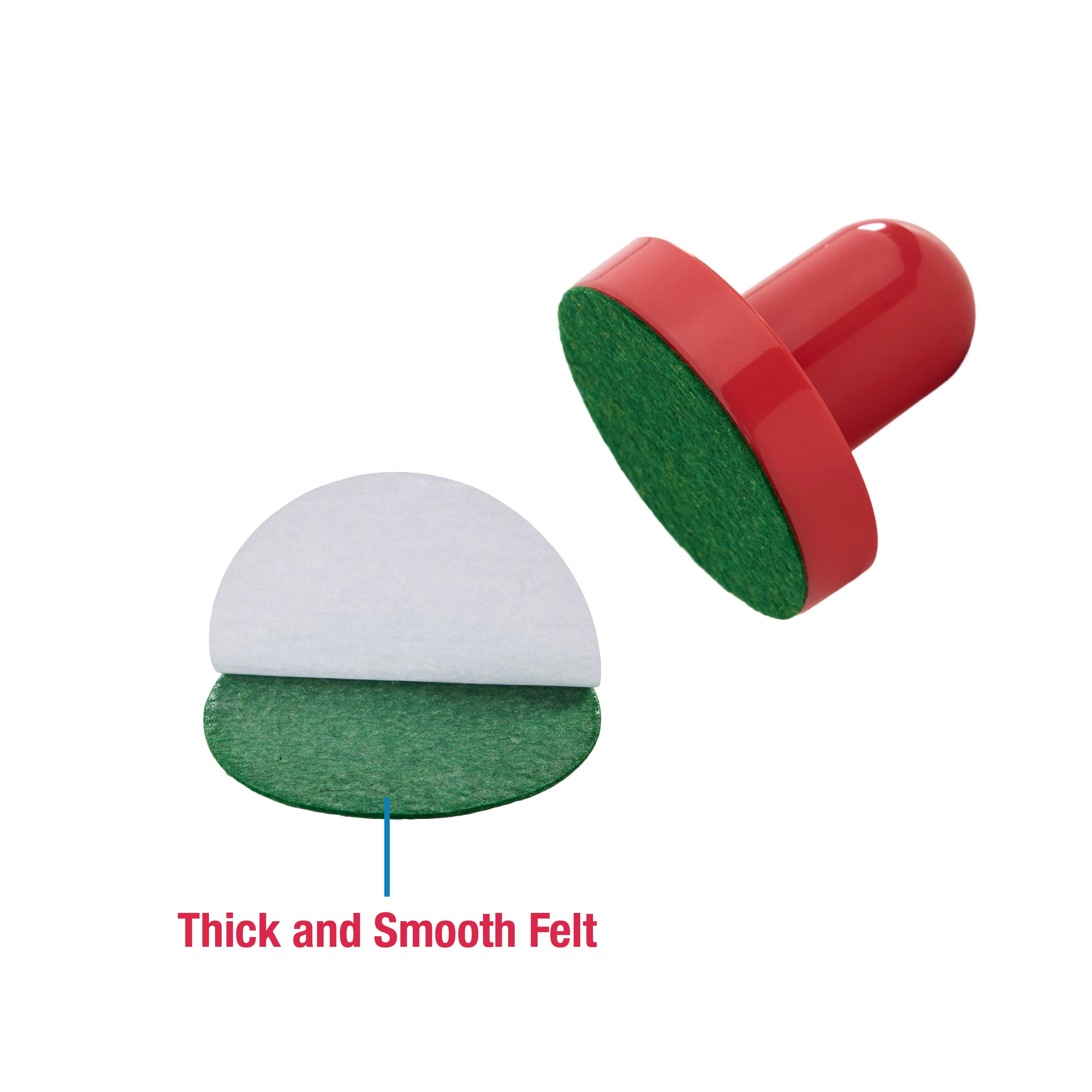 MD Sports Air Hockey Accessories Set 4 Pushers Red Black, 8 Red Pucks, 8 Green Pads, Fits 48 to 54 in Tables, Durable Plastic Smooth Play