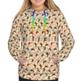 thumbnail image 4 of Hoodies for Women - Dachshund striped sailor suit cute Comfrt Colour Drawstring Women'S Fashion Hoodies & Sweatshirts, Fall Outfits Clothes for Women 2024 Pullover with Kangaroo Pocket, 4 of 7