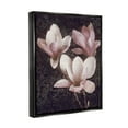 thumbnail image 3 of Vintage Pink Blooms Damask Pattern Botanical & Floral Graphic Art Jet Black Framed Art Print Wall Art, 3 of 6