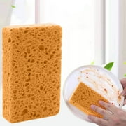 Dvkptbk 3PCS Quick Dishwashing Wood Pulp Cotton Rags Quick Dishwashing Grease Stain Sponge Block Magic-Wipe Tool Wipe Cleaning