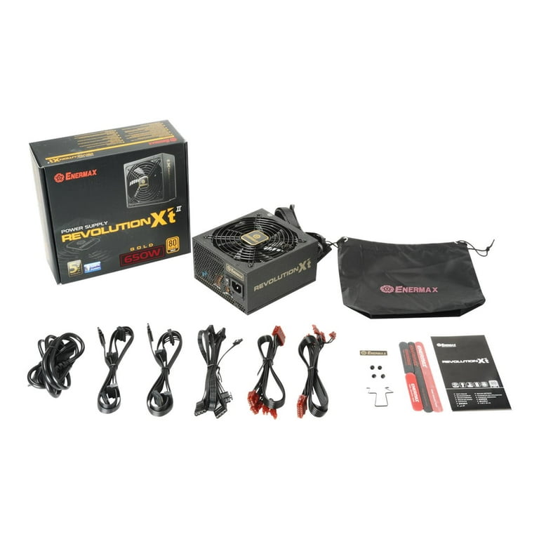 電源ユニット ENERMAX Revolution Xt 650AWT 80PLUS GOLD Enermax Revolution XT II 650W 80+ Gold Power Supply