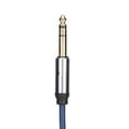thumbnail image 2 of Professional Audio Adapter Cable,Audio Cable 6.35mm Male Audio Splitter Cable Maleto Dual Female Cable Streamlined Design, 2 of 9