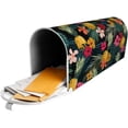 thumbnail image 5 of Palm Leaves Hibiscus Flowers Mailbox Covers Magnetic Tropical Pineapples Fruit Post Letter Box Cover for Garden Yard Decor Outside Home Standard 21x18 in, 5 of 8
