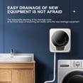 thumbnail image 5 of Universal Washing Machine Drain Hose Adapter with Anti-Odor Seal,Leak-Proof Laundry Water Outlet Connector for Floor and Wall Installation,Durable ABS Plastic Plumbing Fitting, 5 of 6