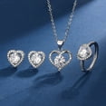 thumbnail image 1 of Fiudx Conjunto de Joyas de Gota de Agua, Elegante Collar de Cristal, Impresionante Par de Pendientes, Ligero y Cómodo de Llevar, Perfecto para Fiestas o Regalos, Ideal para Mujeres y Niñas, Regalo Ún, 1 of 6