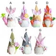 thumbnail image 4 of Jlong Easter Gnomes Decorations, Plush Spring Easter Bunny with Egg Flowers Handmade Swedish Tomte Elf Stuffed Doll Rabbit Gifts Cute Easter Faceless Dwarf Bunny Household Ornaments, 4 of 5
