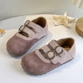 thumbnail image 3 of IUJSOY Sandals for Girls Non Slip Mary Jane Flats Princess Dress Shoes Double Buckle Sandals, 3 of 6