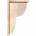 thumbnail image 3 of 7 1/2"W x 12"D x 20"H Crestline Smooth Corbel w/Backplate, Douglas Fir, 3 of 9