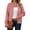 Red-a, variant on Polka Dot Zipper Jacket for Women, Long Sleeve Stand Collar Casual Jacket, Fall Active Sport Coats