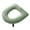 Green, variant on Toilet Seat Warmer Cover,Bathroom Soft Thicker Warmer with Zipper Snaps Fixed Stretchable Washable Fiber Cloth Toilet Seat Covers Pads Easy Installation& Cleaning