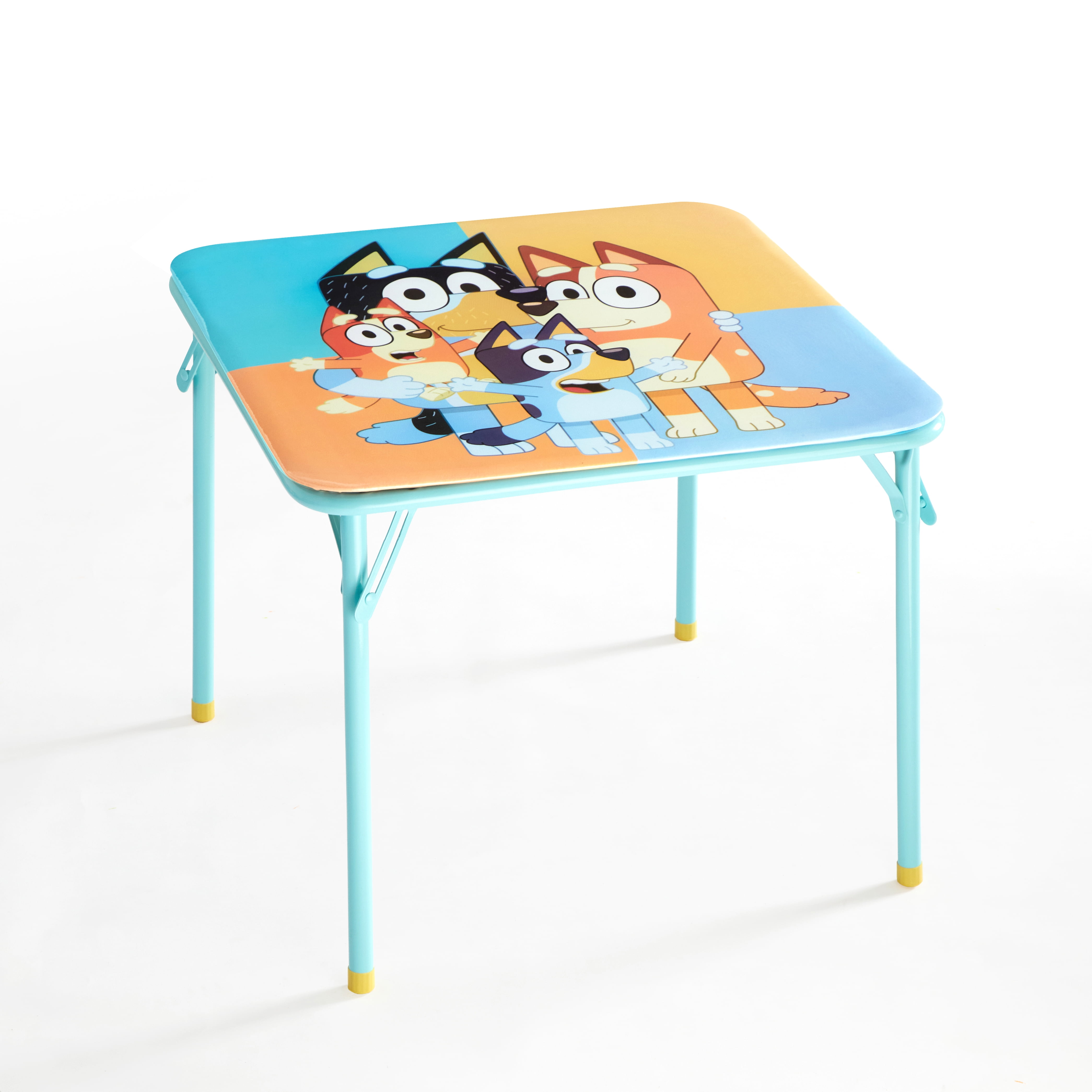 Bluey Kids 3 Piece Blue Table And Chair Set
