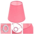 thumbnail image 1 of BRIGHTFUFU 1Pcs Ceiling Light Shade Cover Pink Fabric Hanging Lamp Shade, 1 of 7