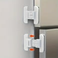 thumbnail image 4 of EASTIN 3pcs Refrigerator Door Closer - Automatic Locking Mechanism  No Stamping  Universal Compatibility  Preventing Door Sagging - Enhanced Safety Lock Design  Ensuring Safe Closing  RV, 4 of 7